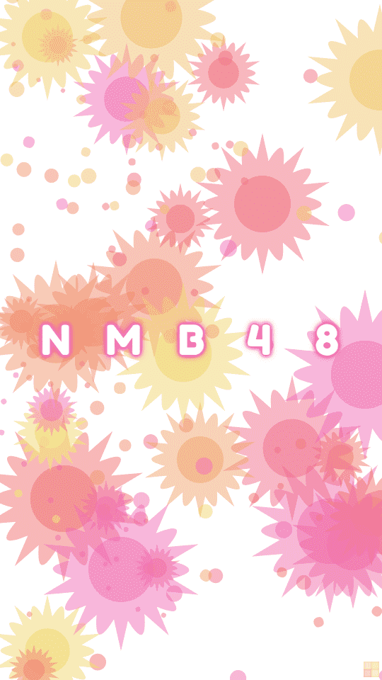 Nmb48 のオリジナル壁紙画像作成 なまえの森